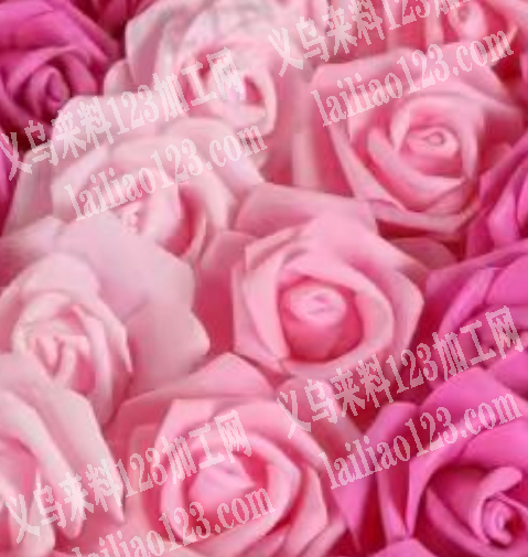 泡沫花。玫瑰花订单，成品订单。寻找工厂，