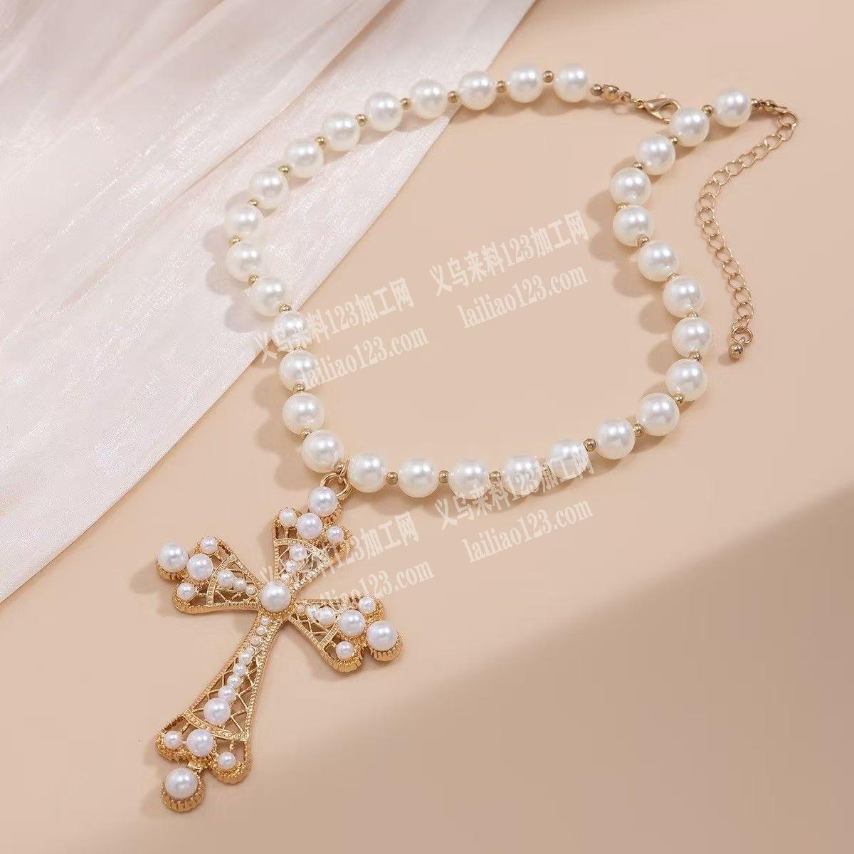 耶稣珍珠项链成品订单，寻找可以包工包料做