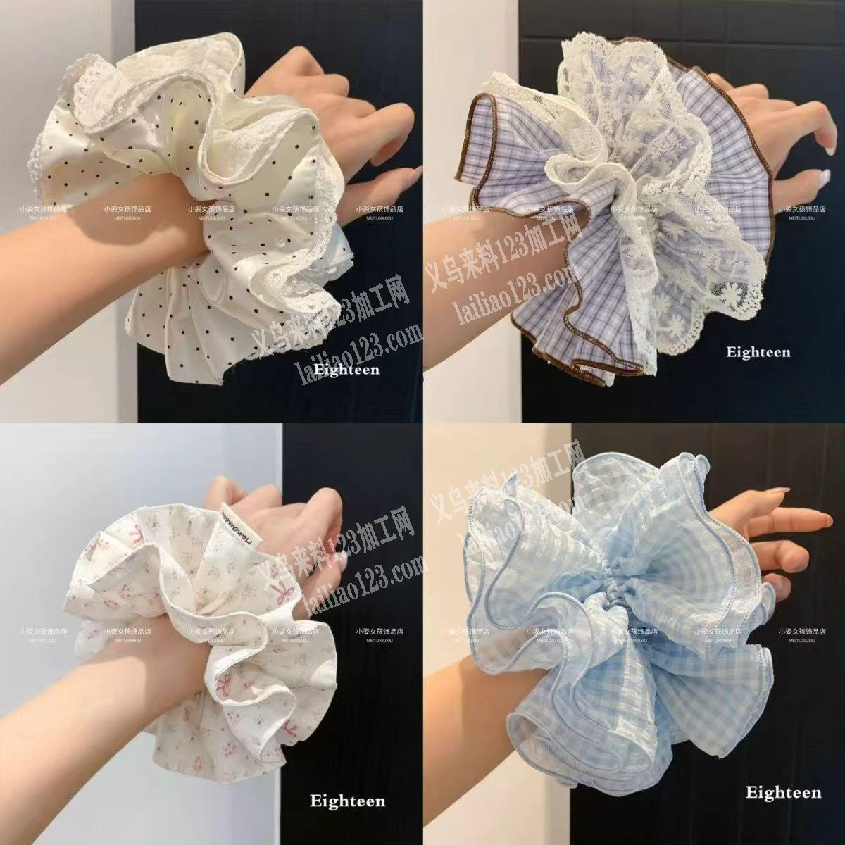 布艺花边大肠圈平车活外发加工，寻找平车加