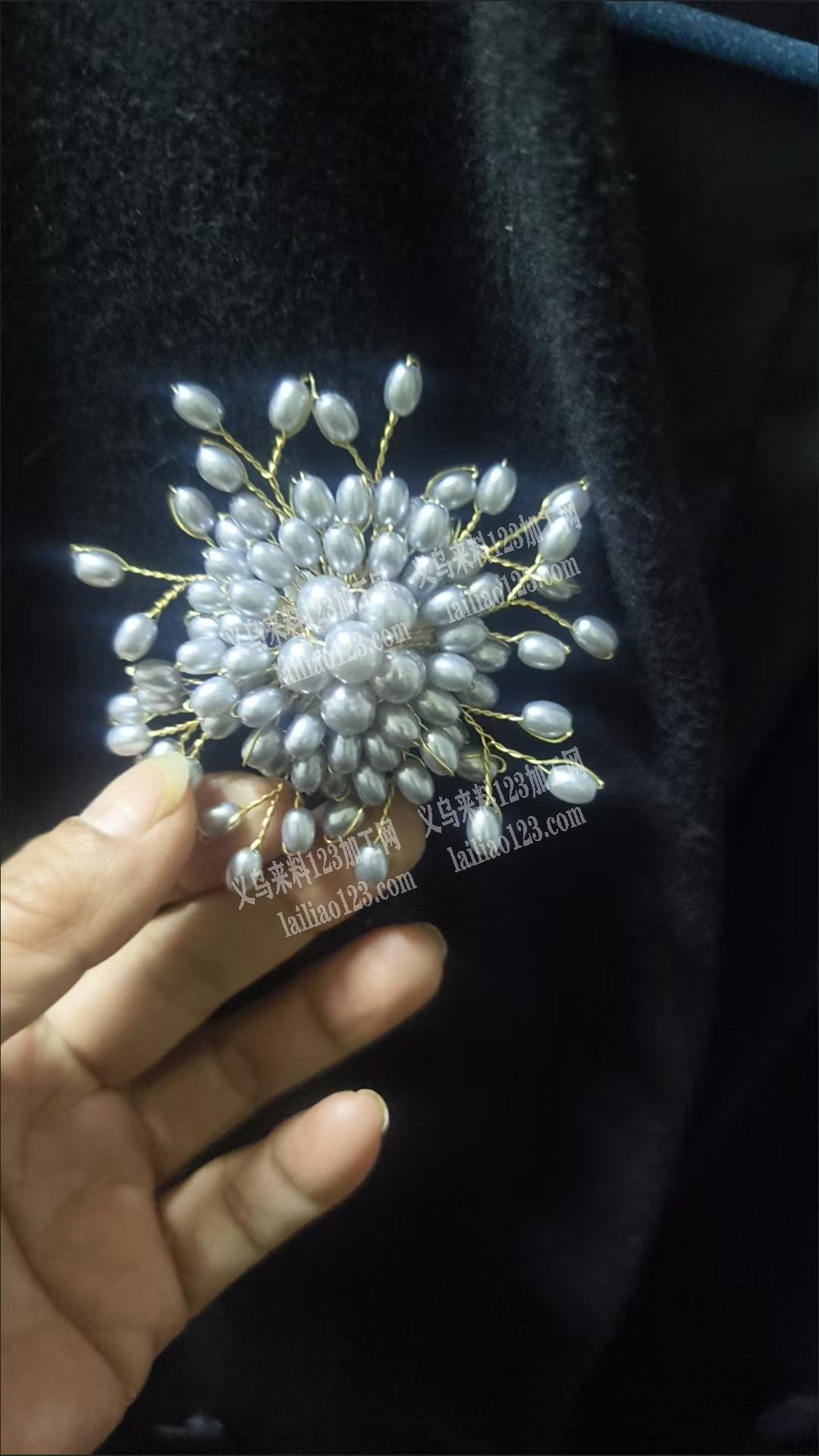 【长期有货做】穿珠子扭铁丝的手工活外发，