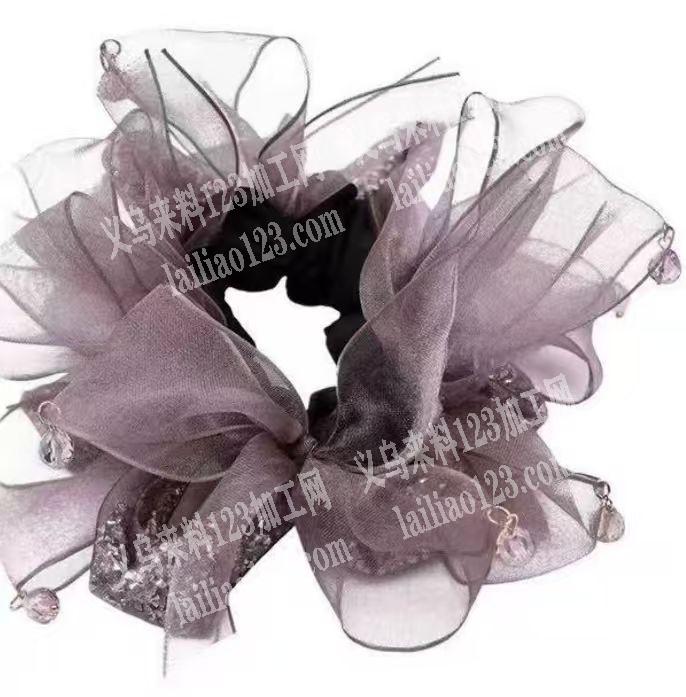 如图网纱发圈成品订单，寻找成品工厂，请联