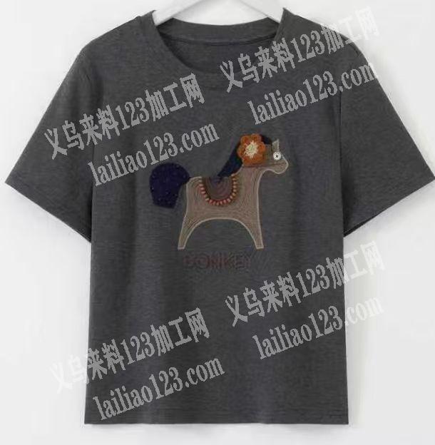 【发外地做】大量短袖T恤圆领服装订单，寻