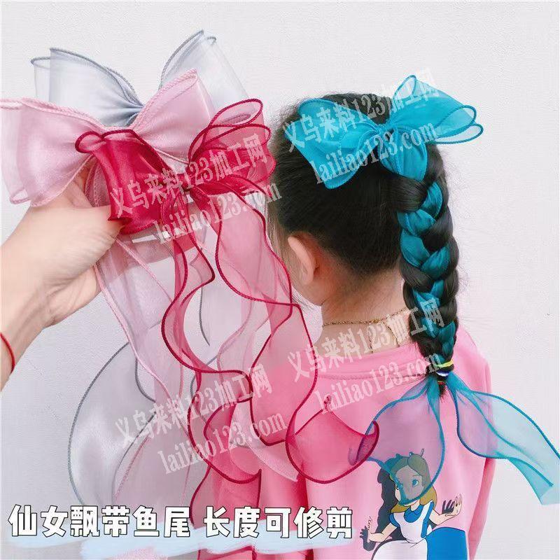 网纱布条扎蝴蝶结的手工活外发加工，寻找会