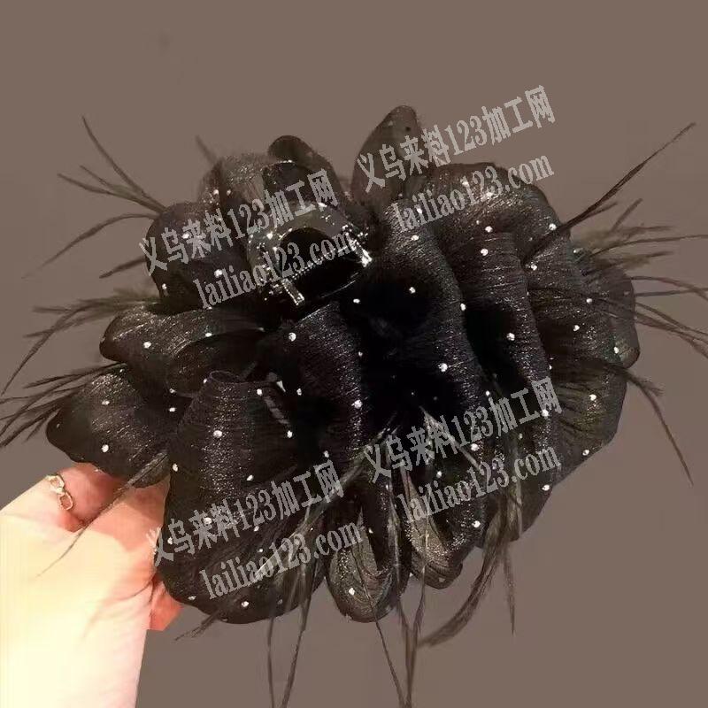 网纱布艺泡泡发夹外发加工，寻找会做的加工