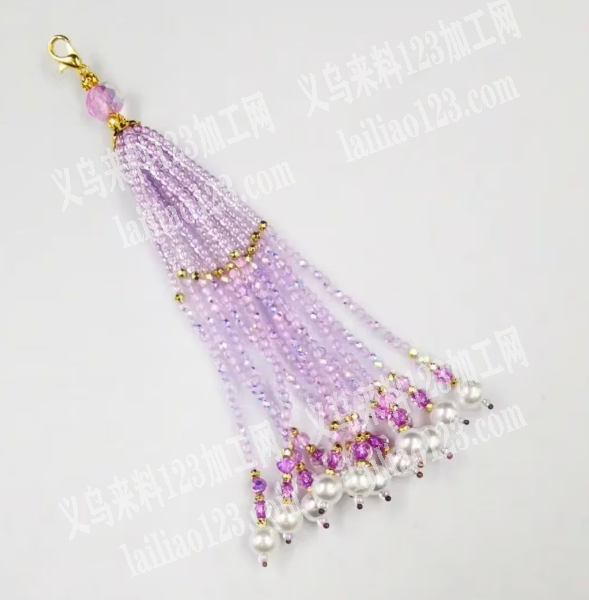 穿米珠的流苏串，如图，成品订单，寻找成品