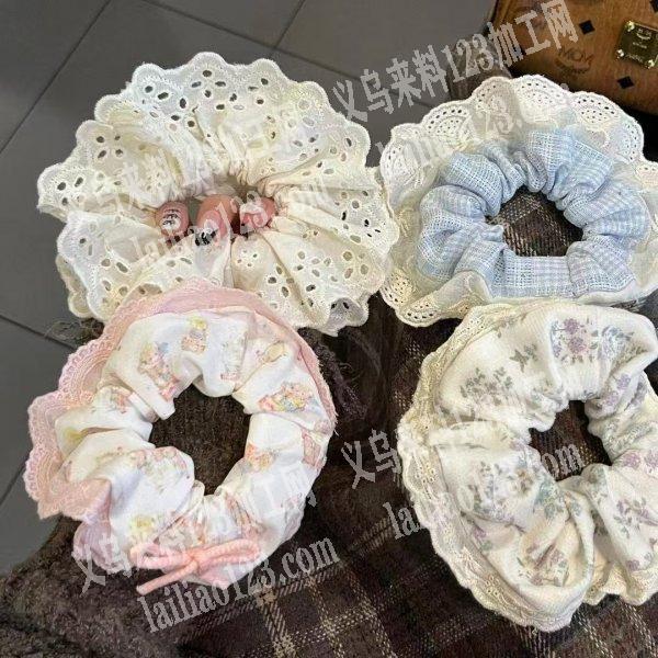 国际商贸城店面大量布艺大肠圈外发加工，如