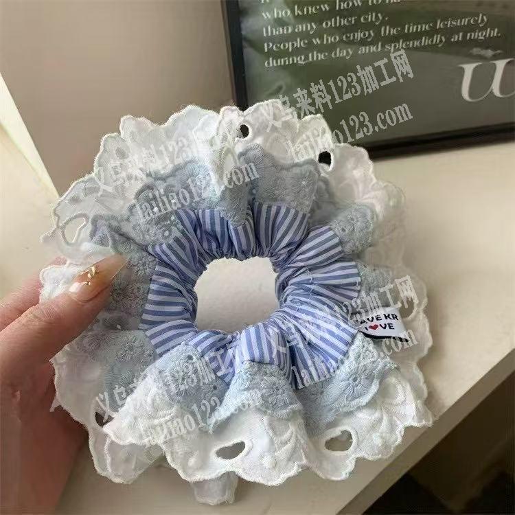 国际商贸城店面大量布艺大肠圈外发加工，如