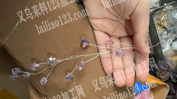 【发河南做】穿珠子绑珠子的手工活，，，，