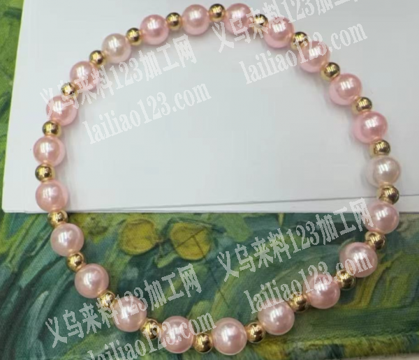 穿珠子手工活外发，如图，寻找串珠加工厂，