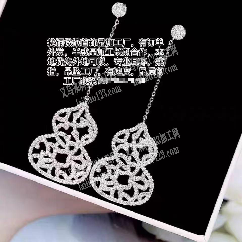 大量铜微镶首饰品订单，寻找厂家，如图，找