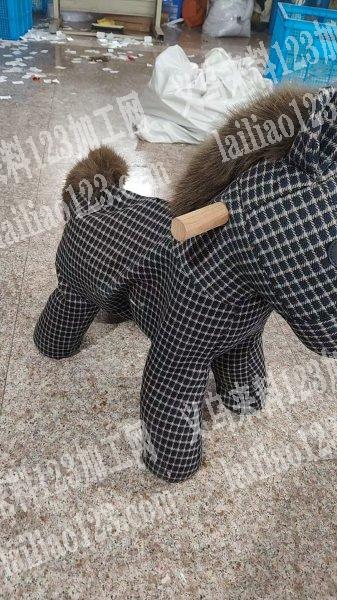 【纯加工，工价高】这个玩具马平车活+充棉