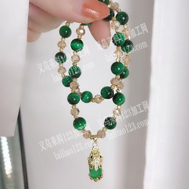 【穿珠子+打结】项链手工活外发单加工，寻