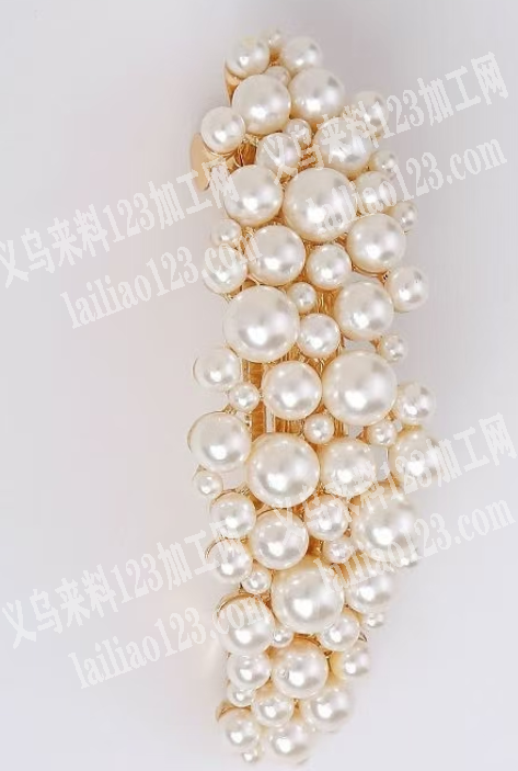 发夹上面点珍珠，需要机器点的，寻找机器h