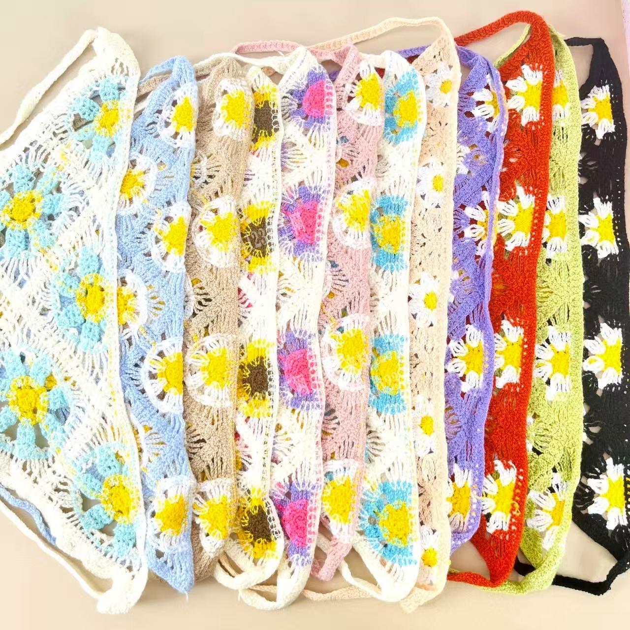 钩针编织的三角巾成品订单。寻找厂家，寻找