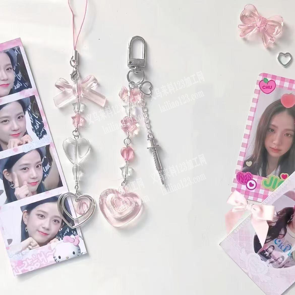 外贸手工挂件成品订单，如图，大量如图钥匙