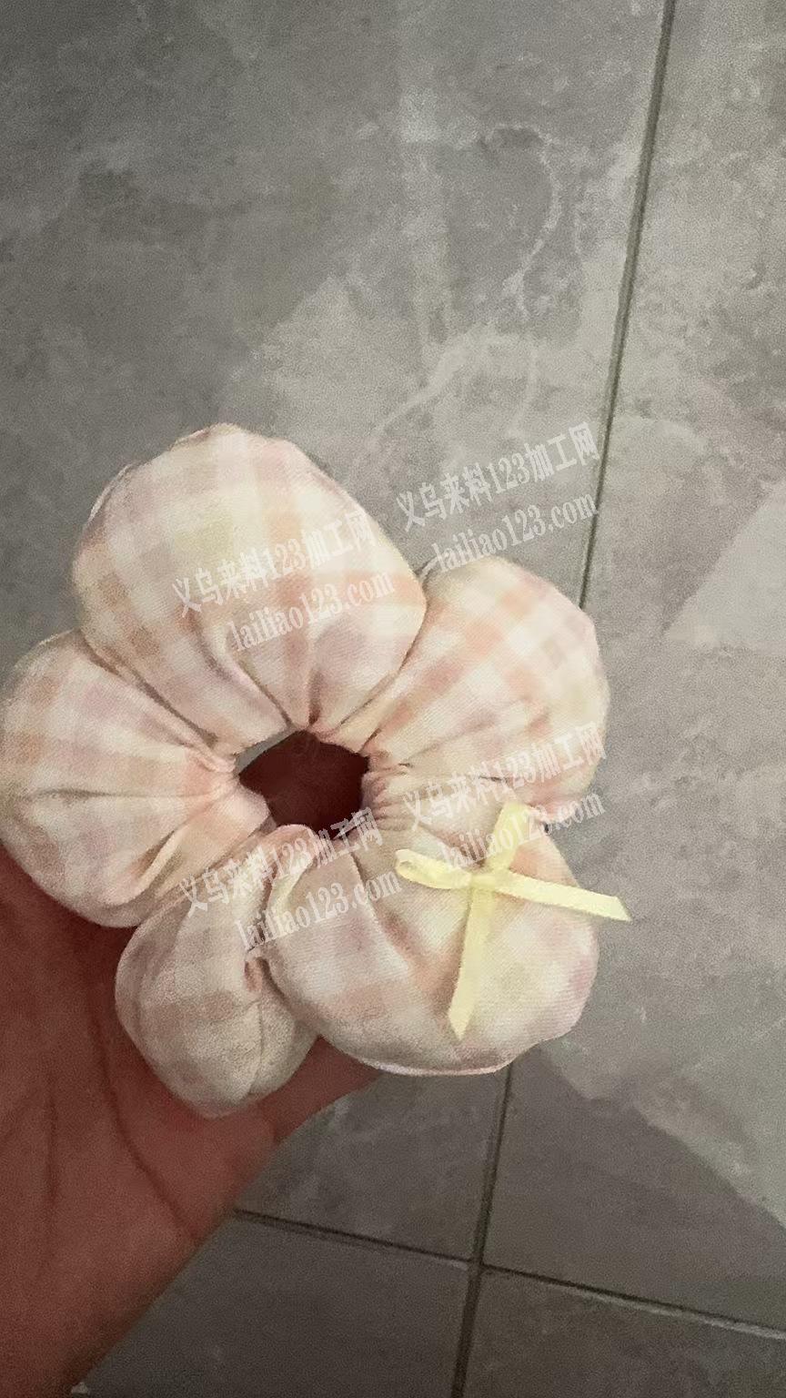 【大量订单】布艺花朵发圈订单，外发加工。