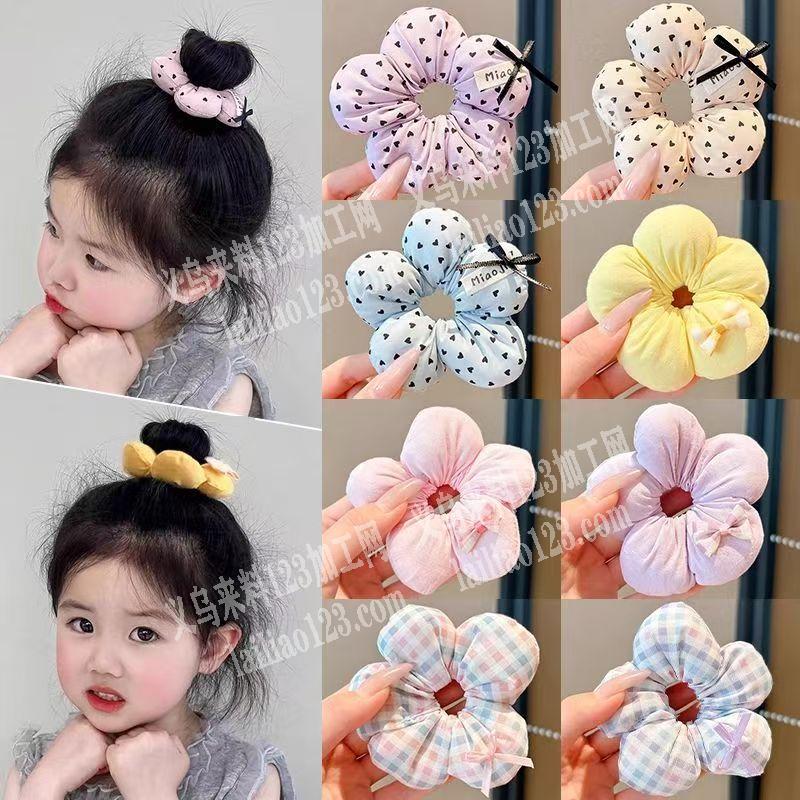 【大量订单】布艺花朵发圈订单，外发加工。