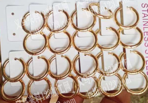 铜耳环订单，如图，寻找专业做这个穿刺耳环