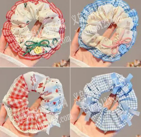 寻找专业做布艺发圈的成品工厂，有的联系我