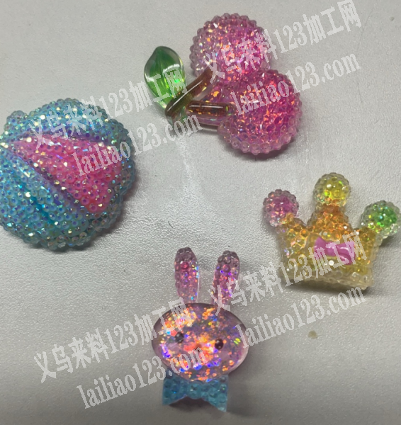 180万树脂配件订单，附图片，，砂糖效果