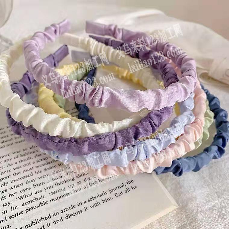 电商公司大量布艺发箍成品订单，如图，寻找