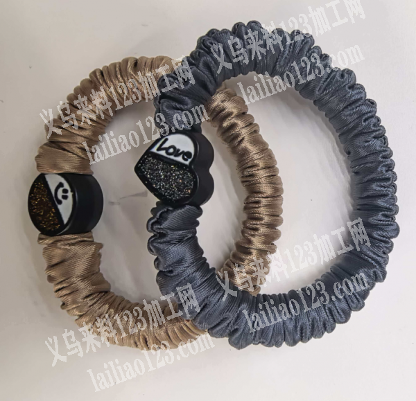 皮筋发圈订单，附图片。布艺小肠圈发圈订单