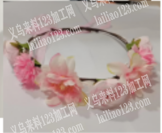这个头戴花环订单订单，如图，寻找厂家，请