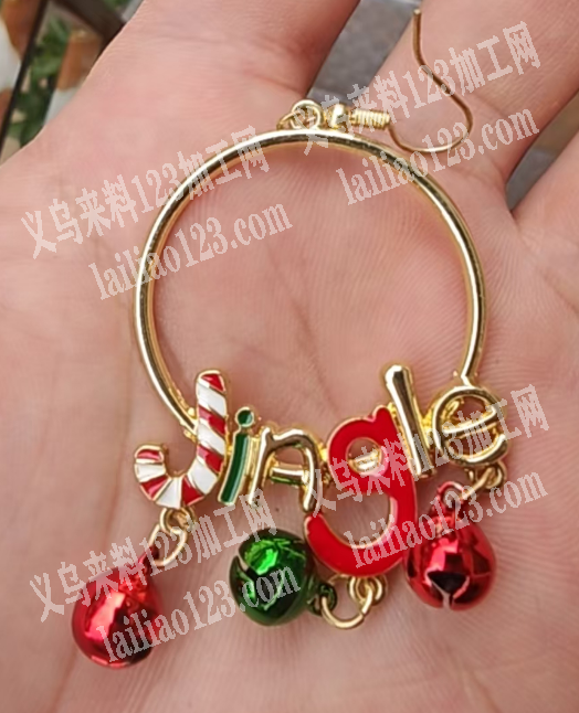 圣诞耳环滴油外发加工。寻找滴油的加工厂。