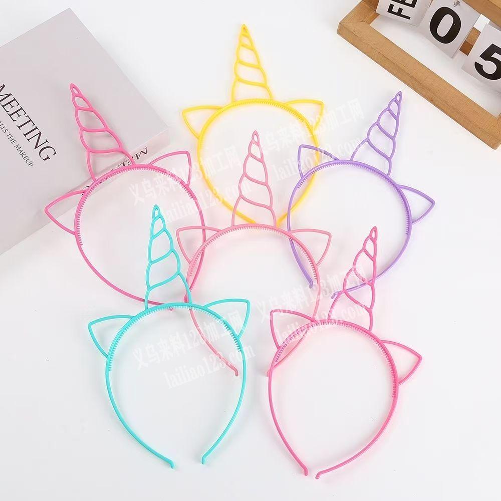 老板委托寻找：大量塑料独角兽发箍订单，如