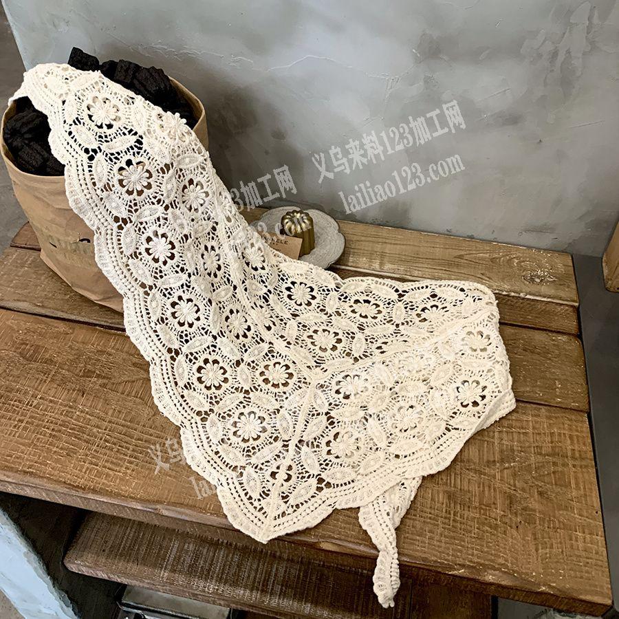 钩针编织的。如图头巾订单，【量大】寻找仿