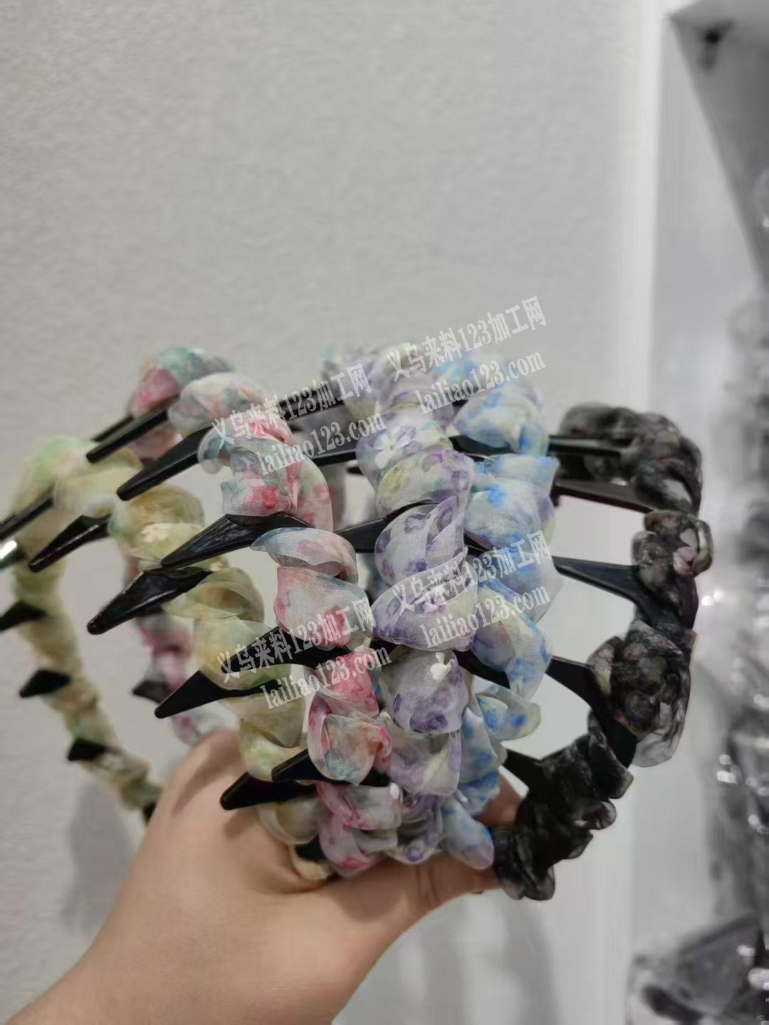 长期接单，专业做发饰，云朵，麻花头扣