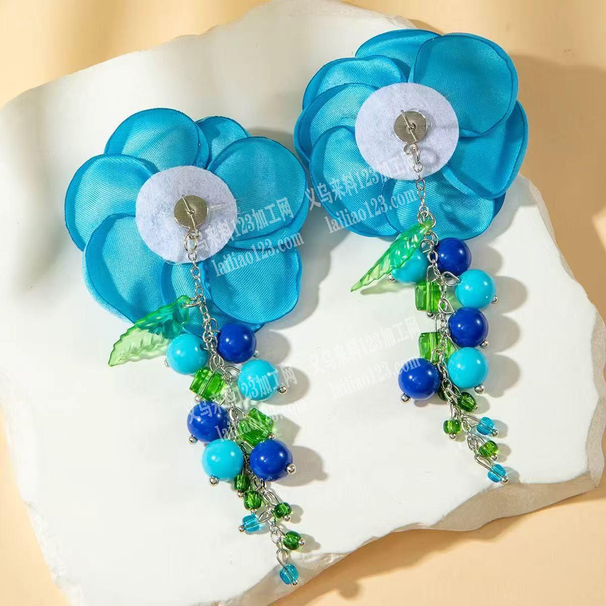 弯针+挂圈+上卡+包装的饰品手工活外发，