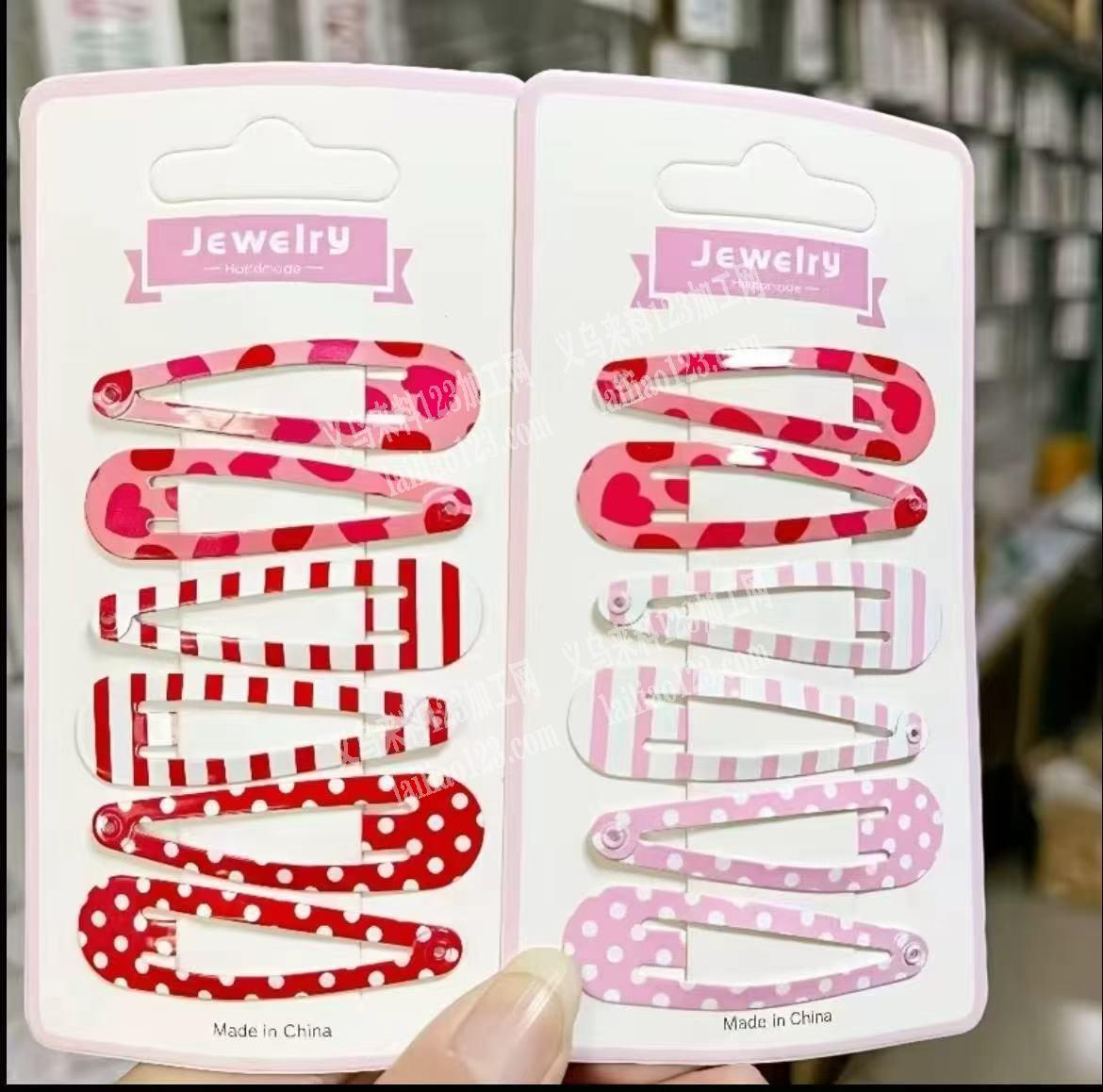 儿童发夹，。需要成品。如图。有货的厂家，