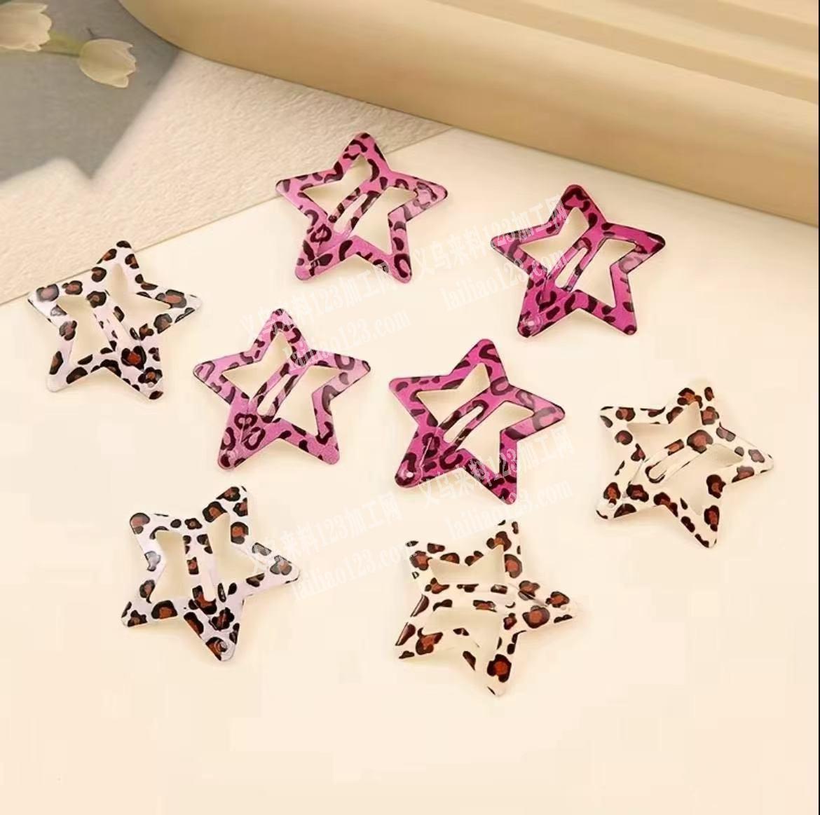 豹纹BB夹子订单，如图，寻找厂家。有意者