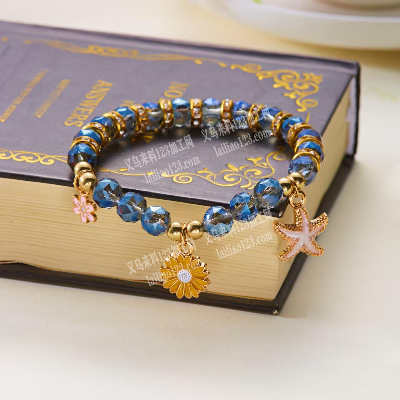 公司大量如图串珠手链成品订单，如图，寻找