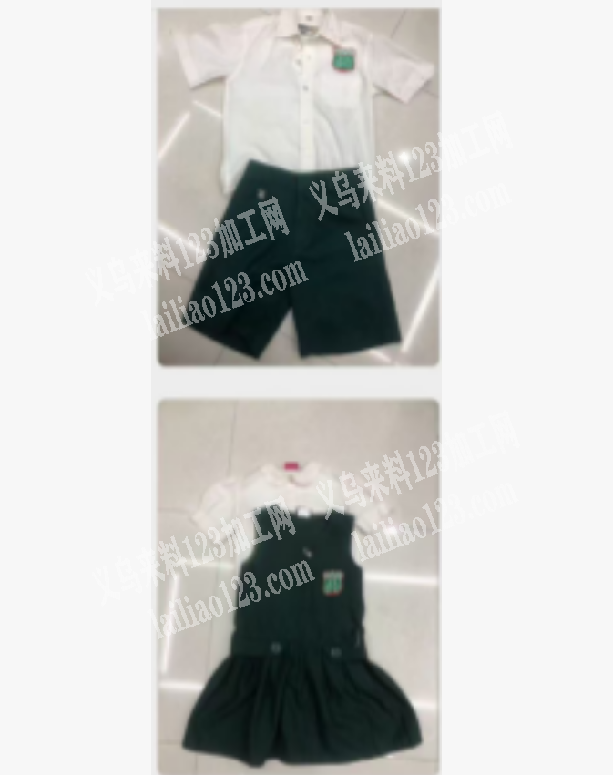 短袖校服定做，需要工厂包工包料做，长期合