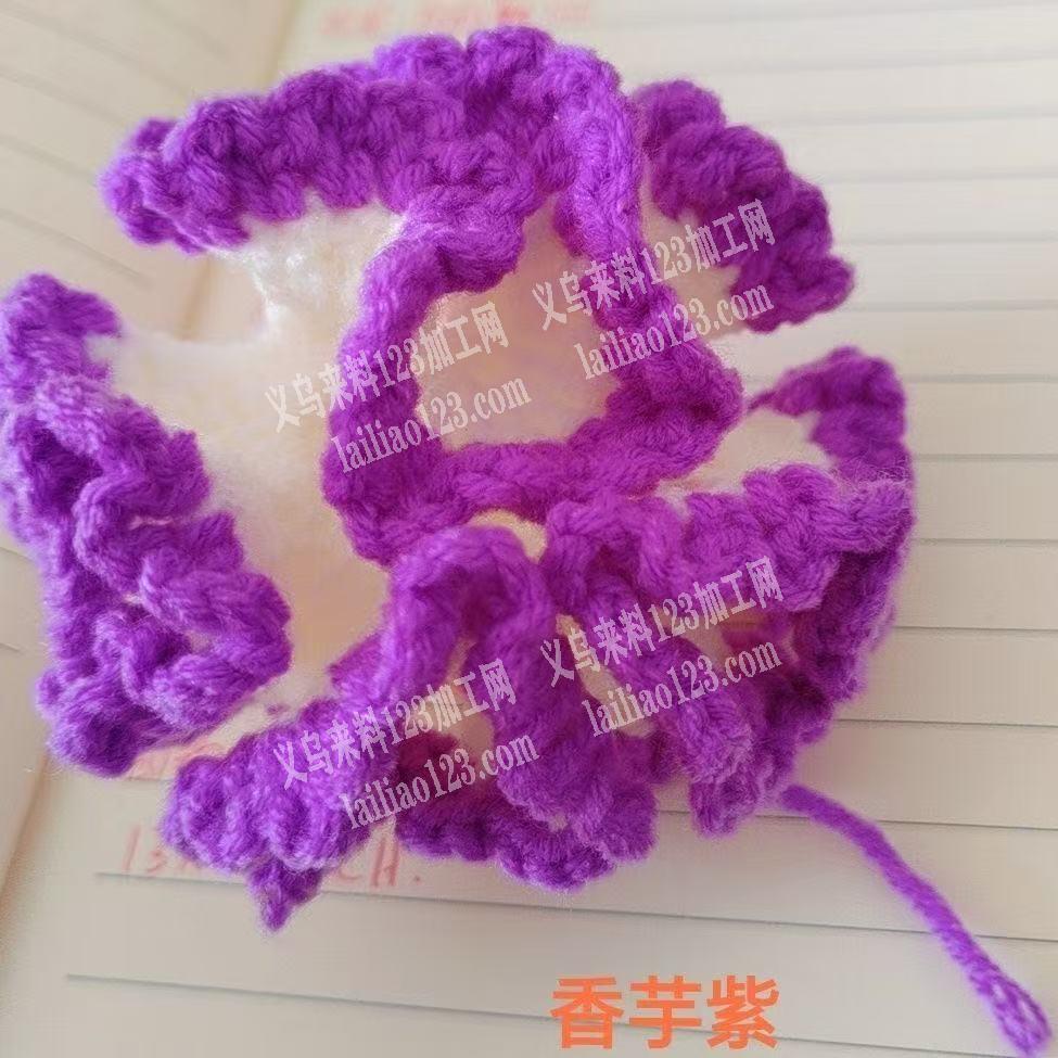 【毛线钩针编织的】如图，大量采购毛线钩织