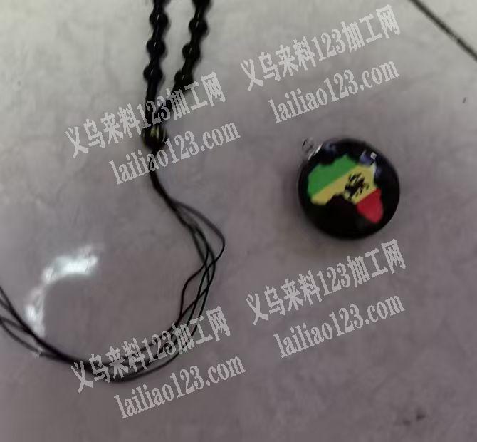 13000项链绑吊坠，打结的手工活外发，