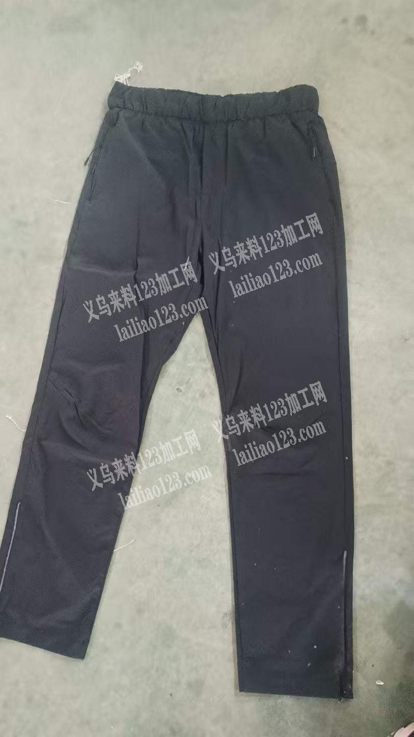 大量四面弹裤子外发，每个月几万条，一个款