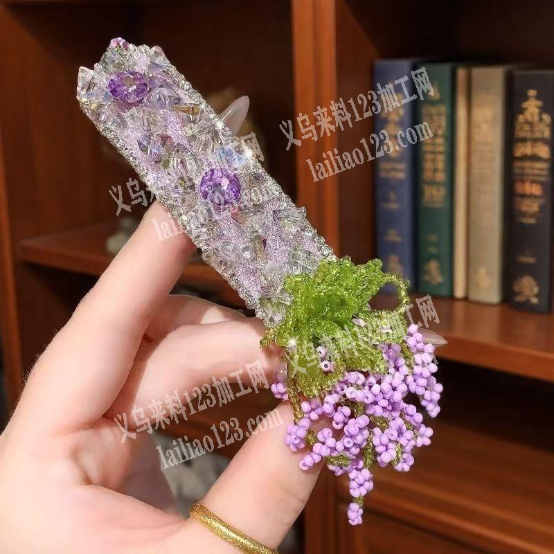 手工穿米珠的配饰订单，寻找这个配件，寻找