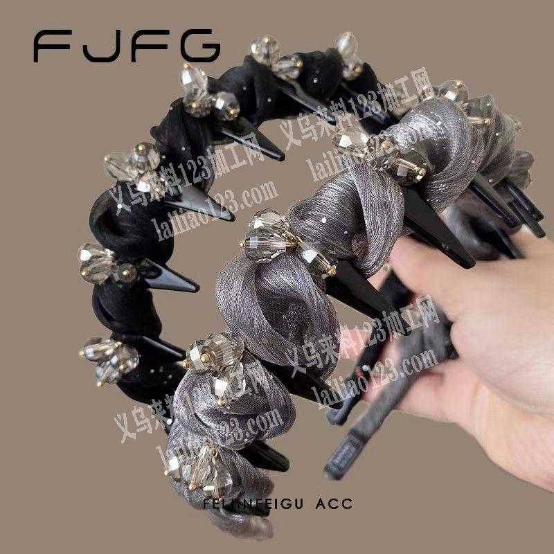 【常年有货做】缠绕的布艺发箍外发加工，寻