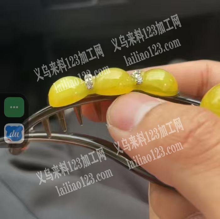 老板委托寻找：10万连体珠子订单，如图，