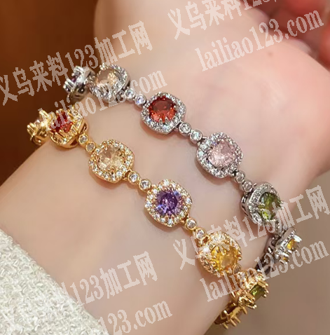 铜微镶手链成品订单，寻找专业做成品的工厂