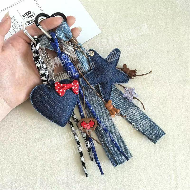 大量，布艺钥匙扣挂件成品订单，如图，寻找