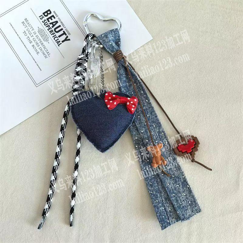 大量，布艺钥匙扣挂件成品订单，如图，寻找