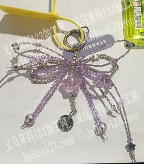 穿珠子做挂件的手工活。寻找义乌本地的手工