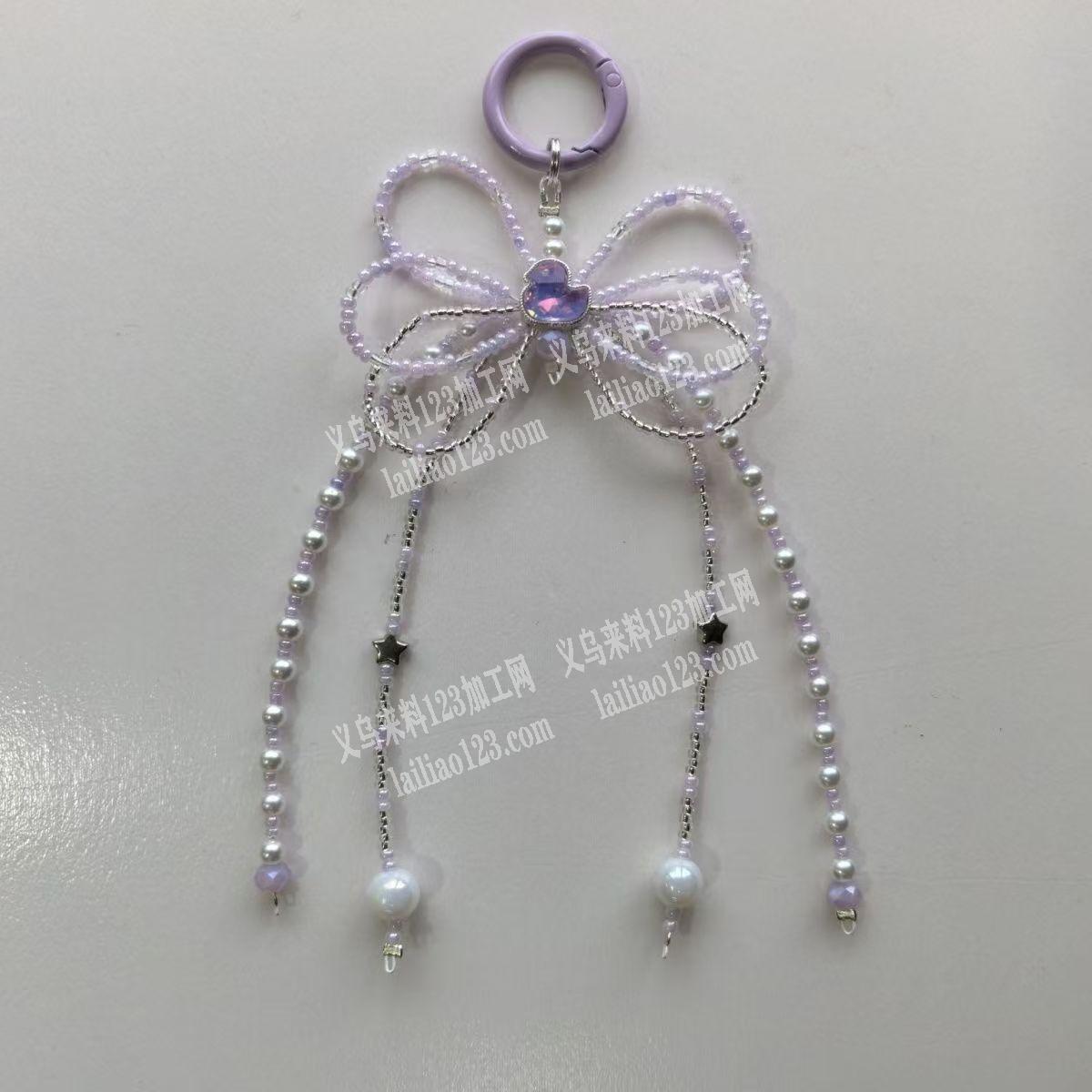 穿珠子做挂件的手工活。寻找义乌本地的手工