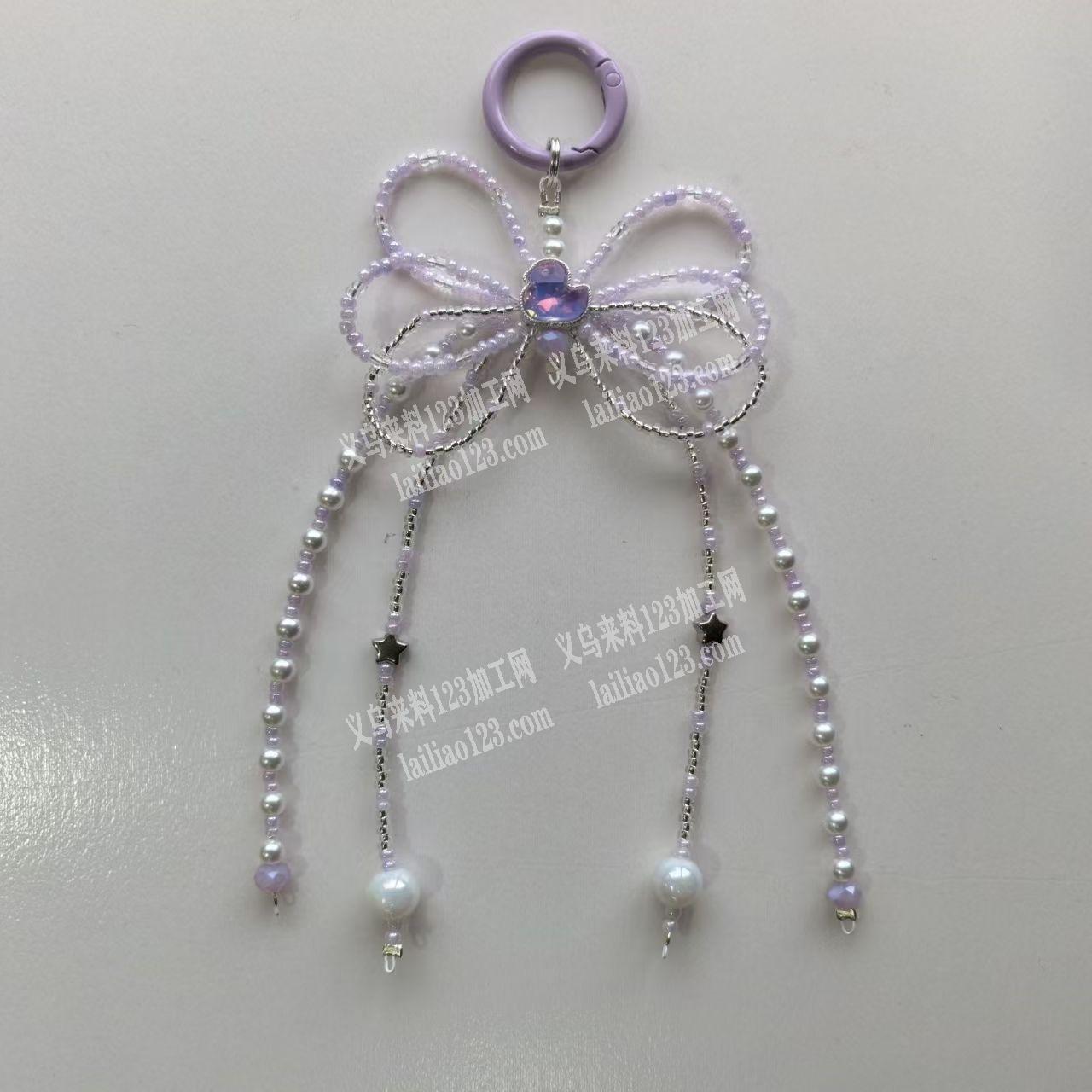 穿珠子做挂件的手工活。寻找义乌本地的手工