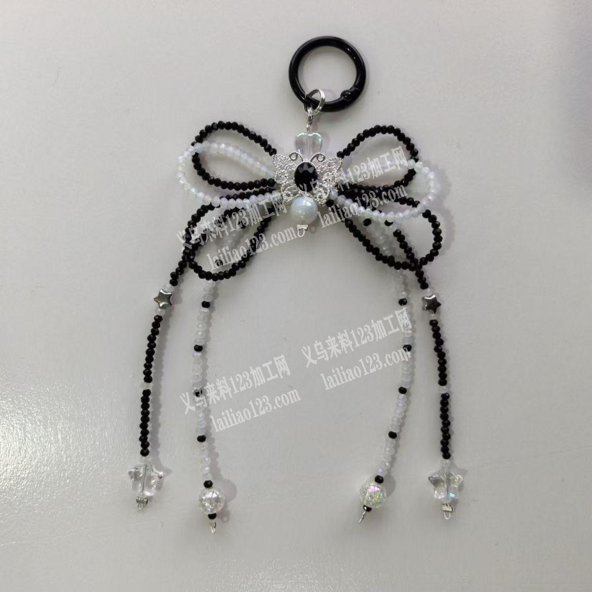 穿珠子做挂件的手工活。寻找义乌本地的手工