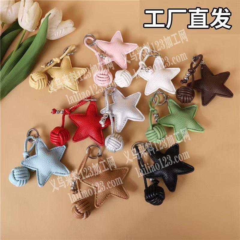 编织打结的手工活外发加工，如图，编织的挂